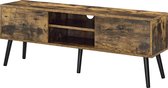 TV meubel Eskilstuna 120x29,5x46,5 cm houtkleurig donker