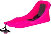 Slee met rugleuning en 3-punts gordel - Plastic slee voor Baby & Peuter - Baby Rider roze