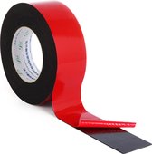 Stass Foam Tape Dubbelzijdig - 20mm Breed - 10 Meter Plakband Rol - Voor Reparatie & Bevestiging - Extra Sterk - Adhesive Tape - Zwart