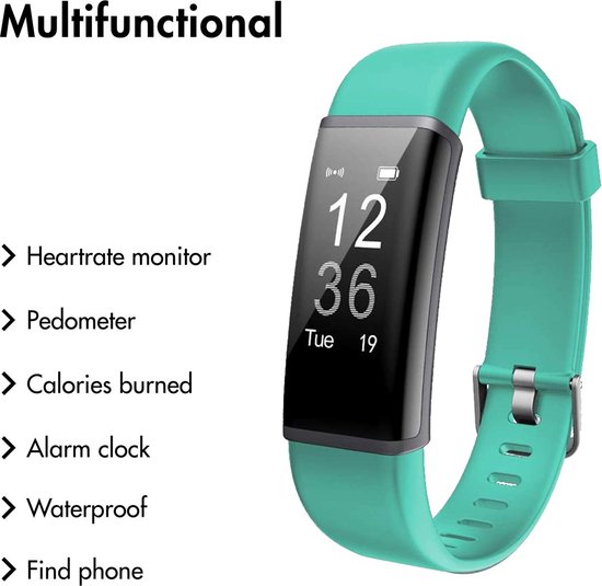 Lintelek Activity tracker ID130Plus HR Groen bol