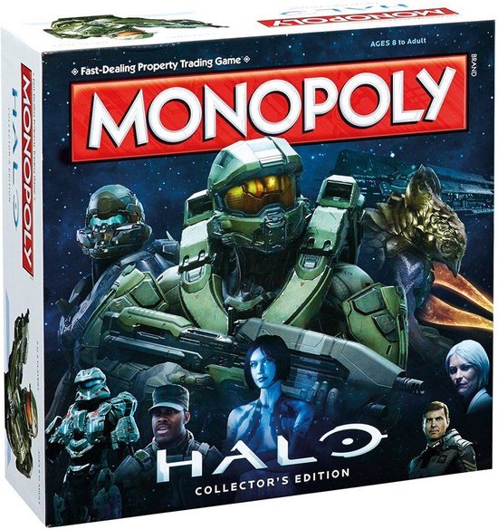 Boek: Monopoly Halo - Bordspel - Engelstalig, geschreven door Winning Moves
