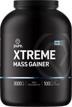 PURE Xtreme Mass Gainer - vanille - 3000gr - eiwitten - weight gainer - koolhydraten