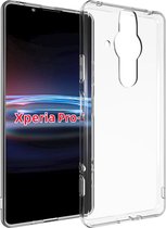 Sony Xperia Pro-I Hoesje - MobyDefend Transparante TPU Gelcase - Volledig Doorzichtig - GSM Hoesje - Telefoonhoesje Geschikt Voor: Sony Xperia Pro-I
