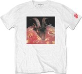 The Rolling Stones Heren Tshirt -L- Goats Head Soup Wit