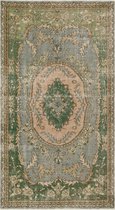 Vintage handgeweven vloerkleed - tapijt - Ela 210 x 116