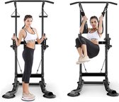 van Dam Exclusive® Pull up station - verstelbaar - krachtstation - pull up bar - dip station - fitness - fitness toestel - full body - workout