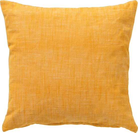 NATURA - Housse de coussin en coton bio 45x45 cm Golden Glow - jaune