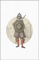 Walljar - Knight II - Muurdecoratie - Poster
