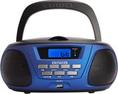 Radio CD Bluetooth MP3 Aiwa BBTU300BL 5W Black Blue