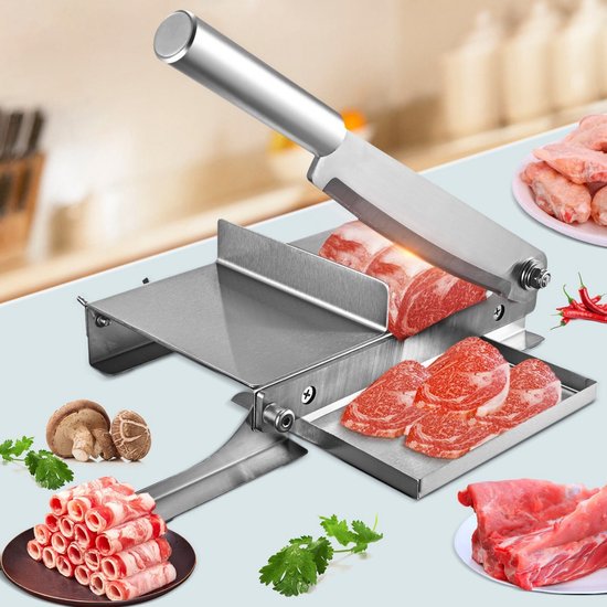 Vlees Snijmachine | Handmatig | Vleessnijder | Groentesnijder | Snijmachine  |... | bol.com