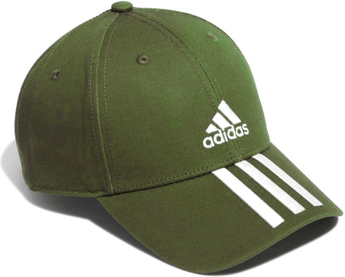 Adidas cap 3 strepen volwassenen kaki