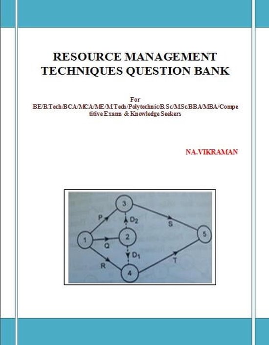 BEMEDIPLOMABSCMSC 155 - RESOURCE MANAGEMENT TECHNIQUES QUESTION BANK