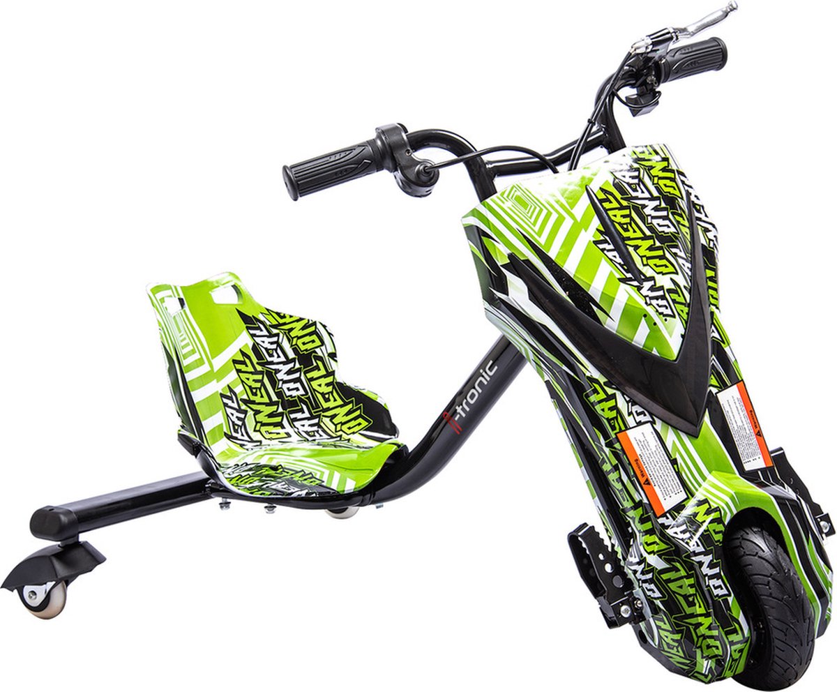 i-tronic Elektrische Drift trike Kart 250W 36V Hip Hop Groen