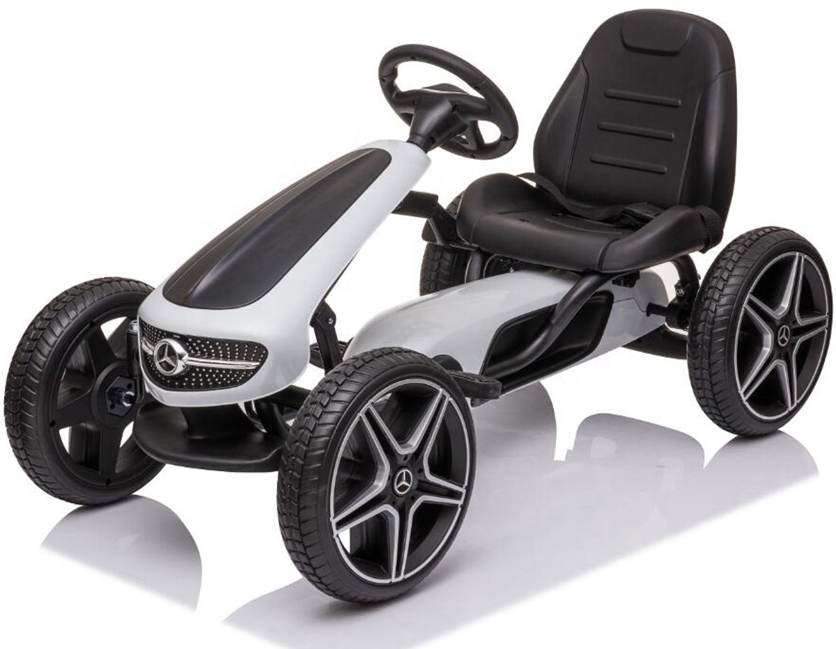 Bol.com Mercedes-Benz Go Kart Skelter - Wit aanbieding