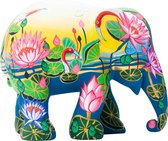 Elephant Parade - Amazing Lotus - Handgemaakt Olifanten Beeldje - 10cm