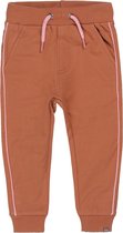 Koko Noko meisjes joggingbroek met roze bies Camel