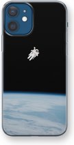 Case Company® - iPhone 12 mini hoesje - Alone in Space - Soft Case / Cover - Bescherming aan alle Kanten - Zijkanten Transparant - Bescherming Over de Schermrand - Back Cover