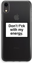 Case Company® - iPhone XR hoesje - My energy - Soft Case / Cover - Bescherming aan alle Kanten - Zijkanten Transparant - Bescherming Over de Schermrand - Back Cover