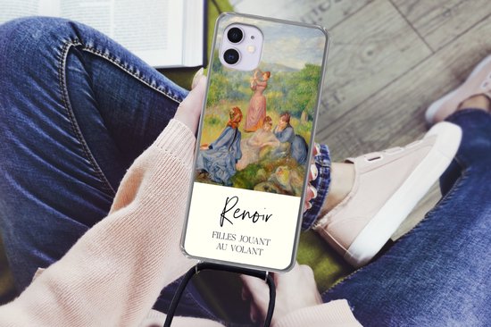Coque avec cordon iPhone 11 - Peinture - Renoir - Impressionnisme - Siliconen - Bandoulière - Coque arrière avec cordon - Coque pour téléphone avec cordon - Coque avec corde