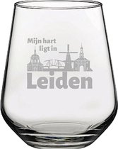 Gegraveerde Drinkglas 42,5cl Leiden