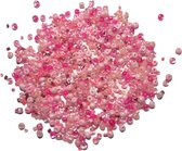 Glas kralen mix rose, Darice, +/- 30 gram