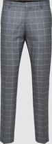 Tailored Trousers Slhslim-Myloair Grey Check Trouser B Ex