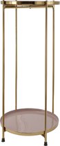Bijzettafel Art Deco 1025 roze / oud roze