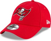 New Era Cap - The League NFL - Team Tampa Bay Buccaneer - Rood - One Size - Verstelbaar - New Era Caps - 9Forty - Pet Heren - Pet Dames - Petten - Caps - Pet