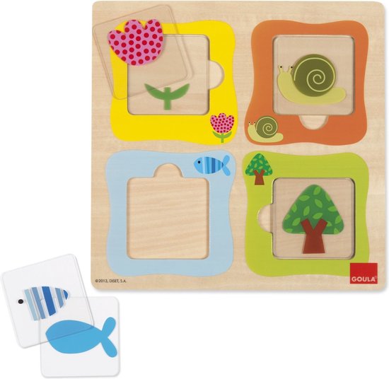 Goula Transparante Slangen Puzzel - Kinderpuzzel van Goula — afbeelding 2