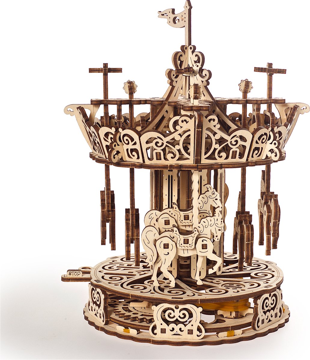 UGEARS Houten 3D Model - Carrousel — afbeelding 2