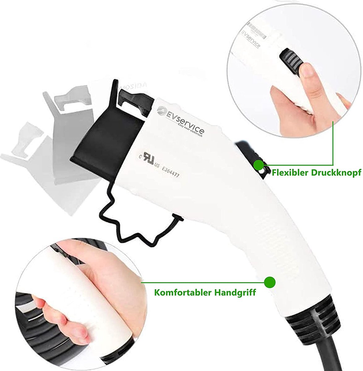 Aiskooc câble de Recharge EV avec Sac de Rangement, câble d'extension Aiskooc câble de Recharge EV avec Sac de Rangement, câble d'extension