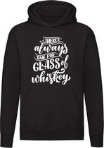 There is always time for a glass of whiskey hoodie | sweater | whisky | drank |kado | trui | unisex | capuchon