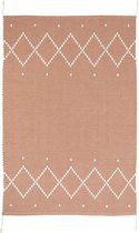 Nattiot - Mallorca Pink Clay Bohemian Stijl Vloerkleed/Tapijt - Afmetingen 100 x 150cm