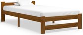 vidaXL Bedframe massief grenenhout honingbruin 100x200 cm