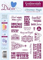 Sentimentals Christmas Magic A5 Unmounted Rubber Stamp Set (DS-MAGIC)