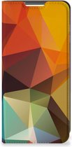 Smartphone Hoesje Xiaomi Redmi Note 10/10T 5G | Poco M3 Pro Leuk Book Case Polygon Color