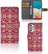 Telefoonhoesje met foto Geschikt voor Samsung Galaxy A53 Bookcase Cadeautips Barok Pink
