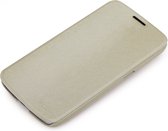 Rock Big City Leather Side Flip Case Cream Samsung Galaxy Mega 6.3 I9200