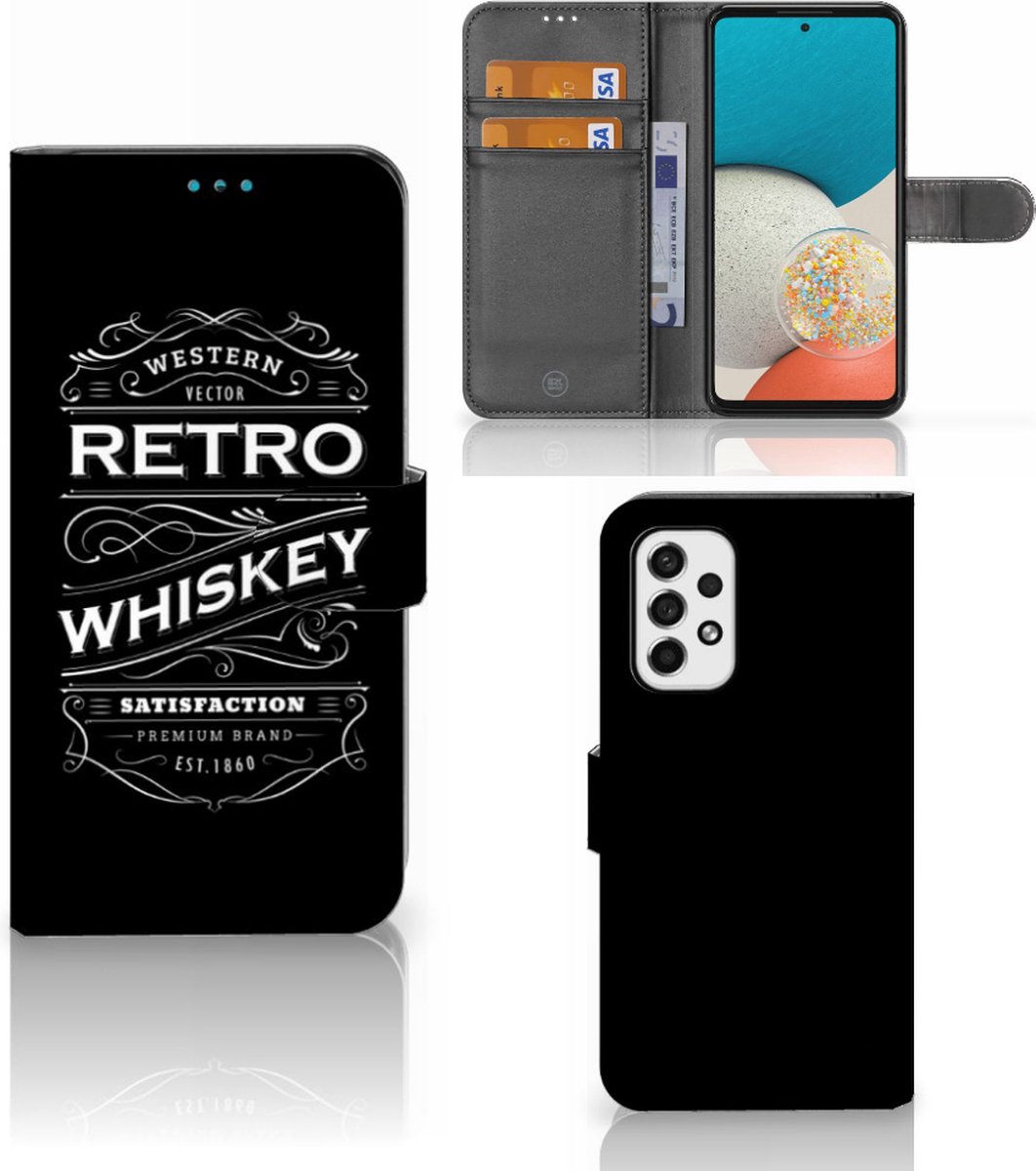 Samsung Galaxy A53 Book Cover Whiskey