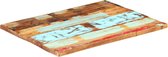 vidaXL Tafelblad rechthoekig 25-27 mm 60x90 cm massief gerecycled hout