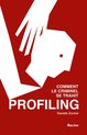 Boek "Profiling" van Danièle Zucker. Rood met witte illustratie van een hand die een hoofd onderzoekt.
