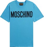 Moschino Heren Logo T-shirt Blauw maat 48