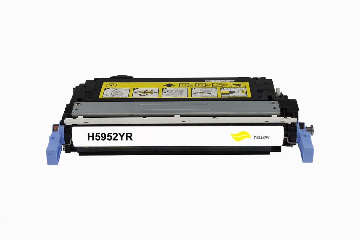 HP Q5952A 643A Toner Geel 10000 Pagina's - Huismerk Compatible - Q5952A compatible Q5952A alternatief - HP Color LaserJet 4700 4700DN 4700DTN 4700N - HP inktcartridge