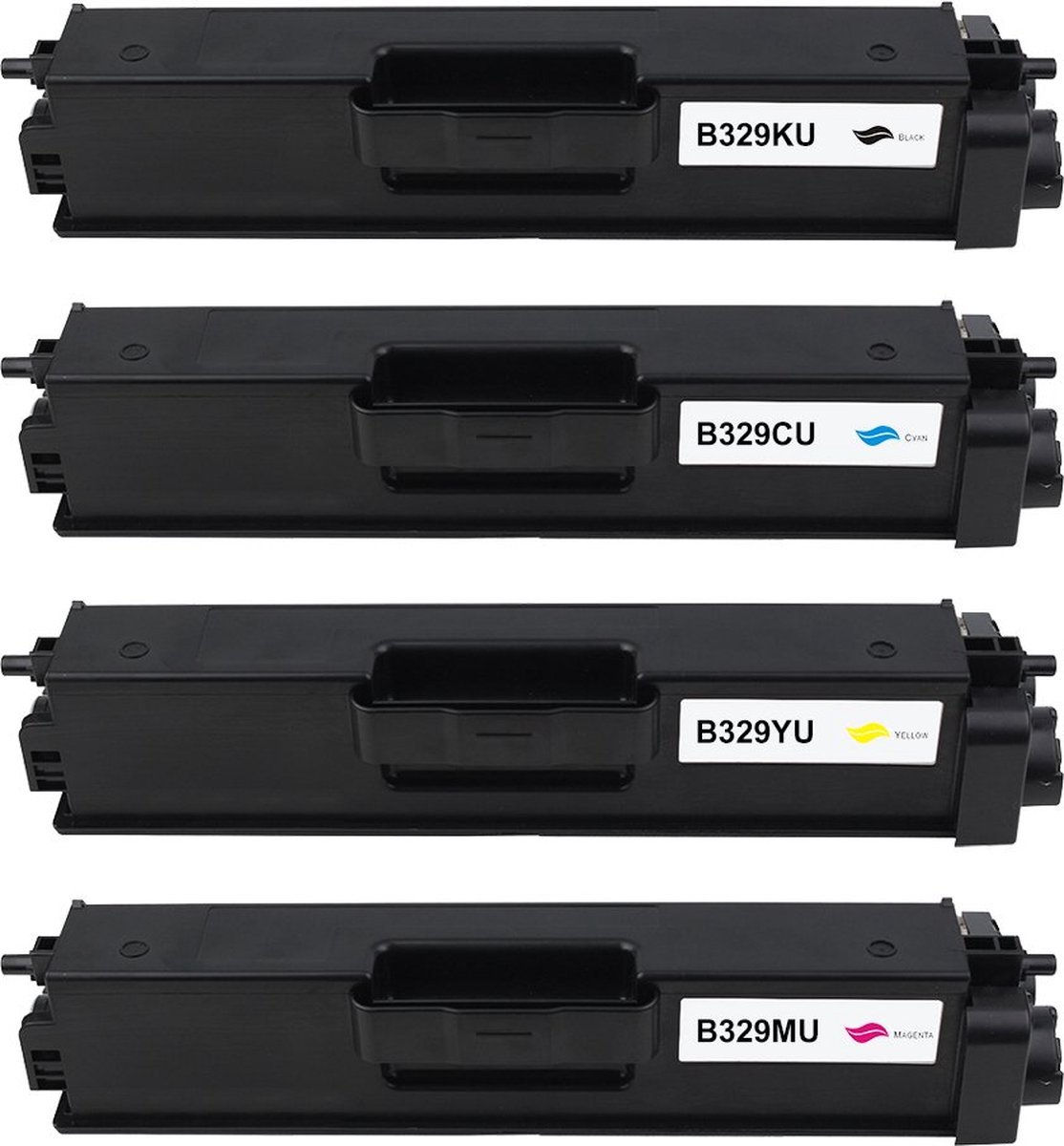 Brother TN-329BK,TN-328BK,TN-900 / TN-329C,TN-328C,TN-900 - Toner Multipack 4-delig - 1x Zwart, 1x Cyaan, 1x Magenta, 1x Geel - Huismerk Compatible - Geschikt voor Brother DCP-9270CDN Brother DCP-L8450CDW Brother HL-4150CDN70CDN Brother HL-4570CDW