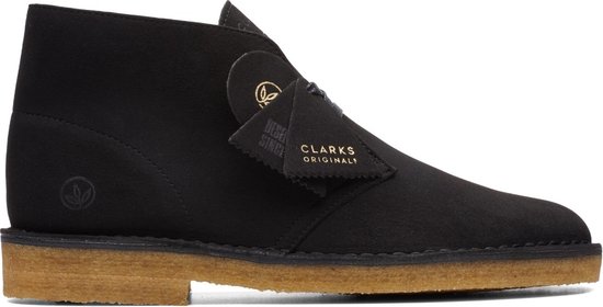 Clarks - Heren schoenen - Desert Boot - G - Zwart - maat 10,5 | bol.com