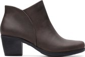 Clarks - Dames schoenen - Un Lindel Zip - E - bruin - maat 6,5