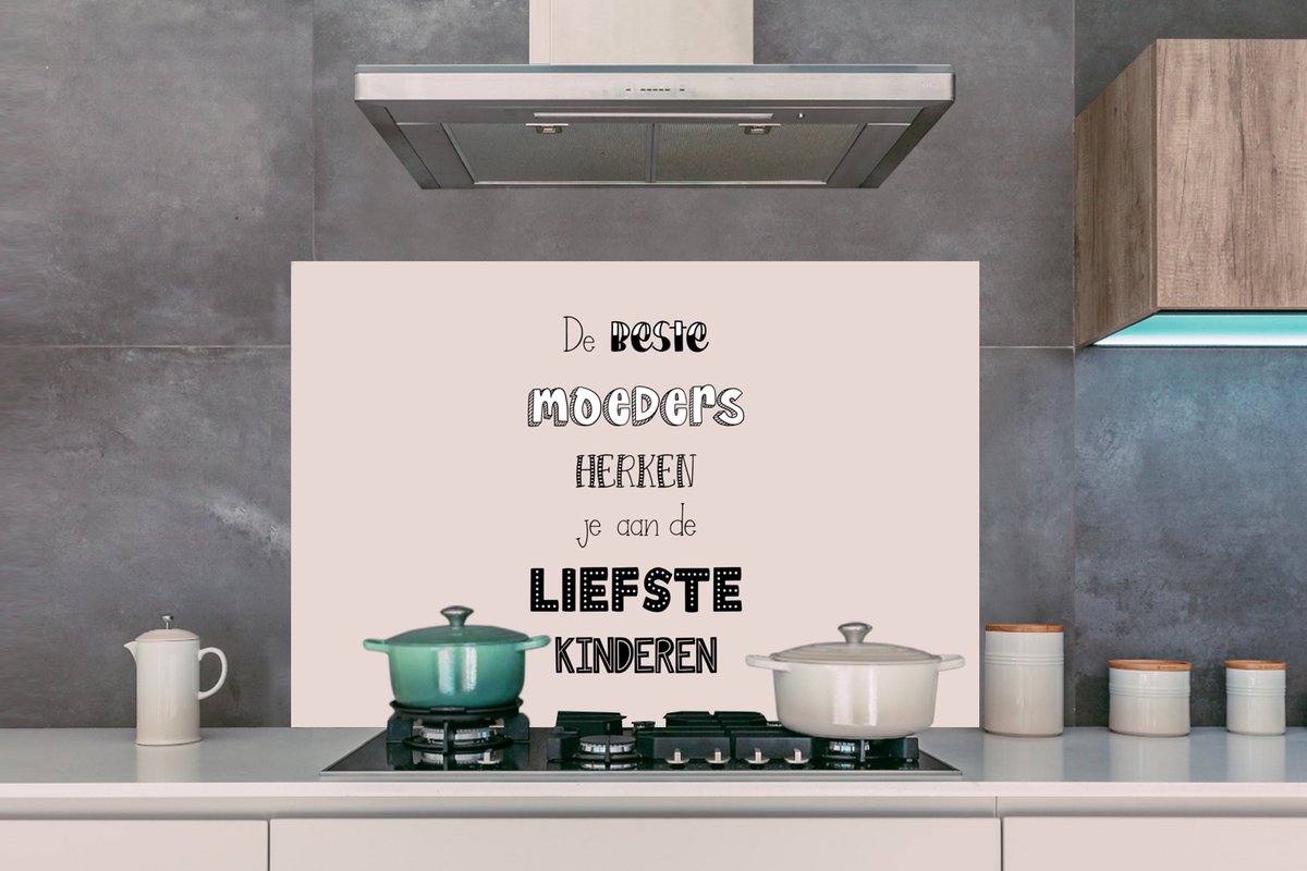 KitchenYeah Spatscherm 120x80 cm - Moederdag aluminium spatwand thumbnail 6