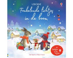 foto van Fonkelende lichtjes in de boom