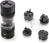 InnovaGoods Electrip Reisadapter (US-UK-EU-AU-USB) -  Reisstekker - Universele adapter - Universele stekker - Universele oplader - Reisadapter