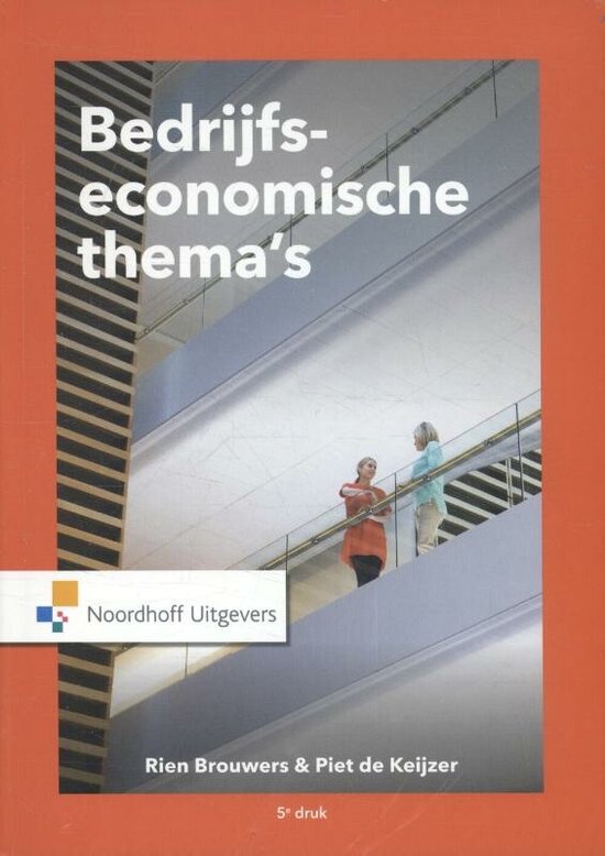 Boek cover Bedrijfseconomische themas van Rien Brouwers (Paperback)